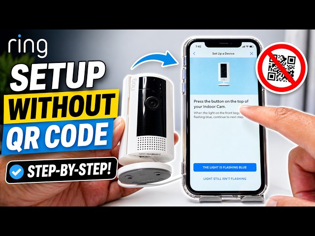 Ring Indoor Camera Setup Without QR Code - STEP-by-STEP!
