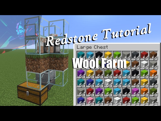 Simple Wool Farm 26.3+ | Minecraft Tutorial