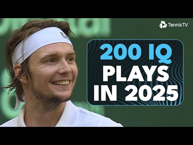 200 IQ Tennis Shots In 2025! 🧠
