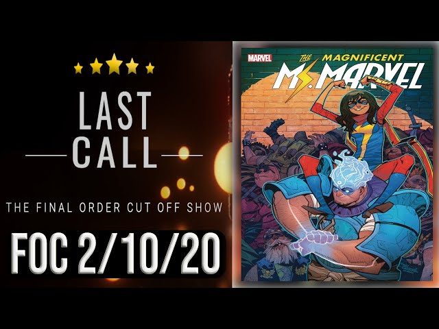 Top 10 Comic Books for Final Order Cut Off 2/10/20