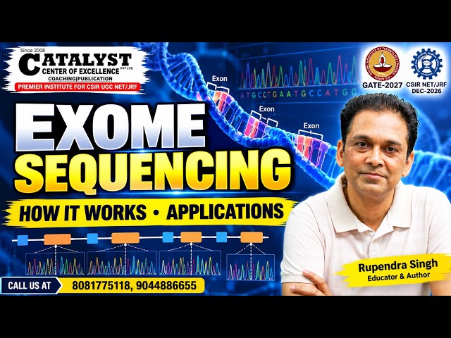 Exome Sequencing Explained | CSIR NET Life Sciences