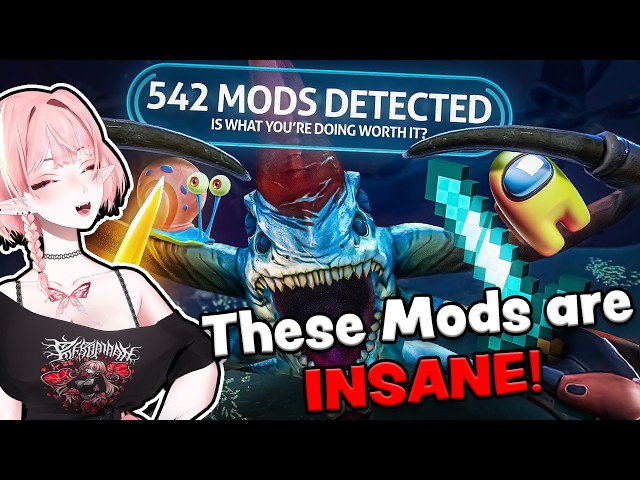 Subnautica, but with 500 DIFFERENT MODS?!?| Slimecicle React