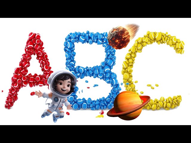 ABC Song , Phonics Sounds of Alphabet A to Z , Space Phonics Song, ABC Phonics Song, Nursery Rhymes