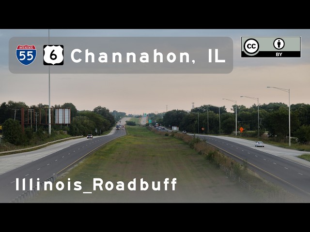 Early morning walk around the US Route 6 and Interstate 55 Interchange | 4K HDR [CC BY 4.0]