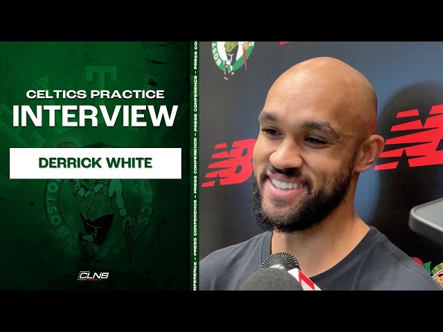 Derrick White Excited About New Celtics Season | Celtics Practice Interview