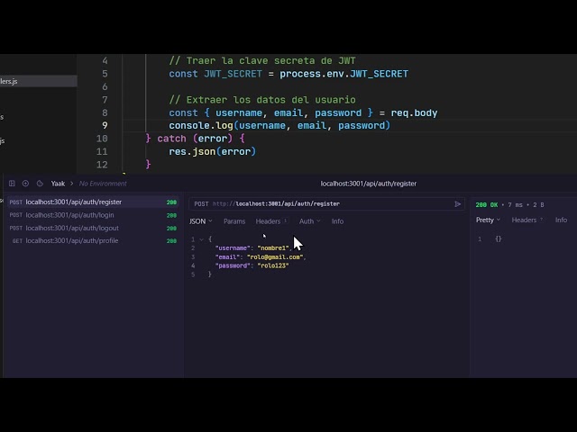 07 Logic for Registering Backend Users