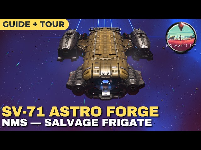 Build a Salvage Frigate in NMS | No Man's Sky Corvette Build Guide