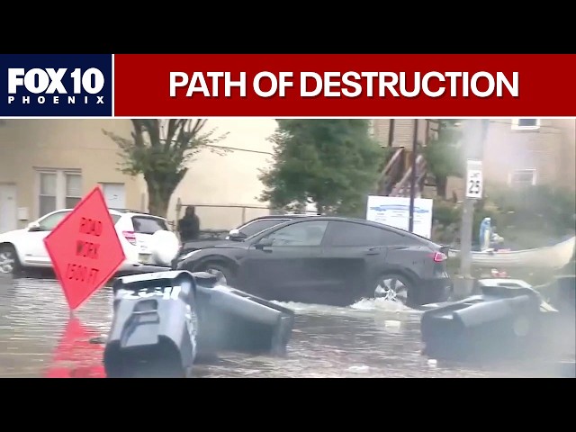 East Coast nor'easter severe flooding causes damage across Tri-State area | FOX 10 Phoenix