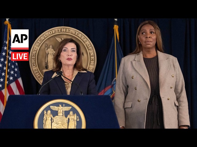 LIVE: Gov. Kathy Hochul and AG Letitia James give update on Cornell investigation