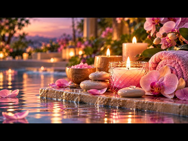 🕯️ Cozy Candlelight Spa Music | Deep Sleep, Stress Relief & Peaceful Night Ambience