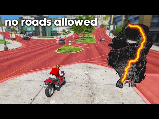 Can You Cross The Map In GTA 5 Without Touching Roads?