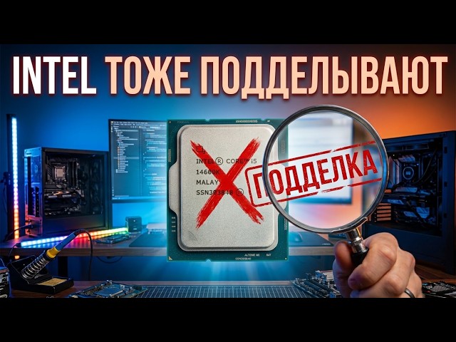 The customer was SCAMMED! Counterfeit INTEL i5 14600K. A budget AI machine with an RTX 1000 series.
