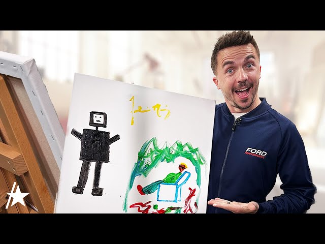 Frankie Muniz Paints His Vision For The Future | Behind the Easel