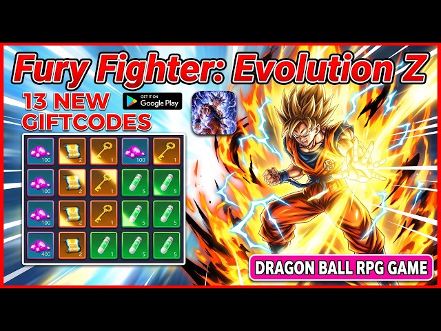 How To Redeem Code Fury Fighter Evolution Z | All 13 Giftcodes & Gameplay Dragon Ball RPG Android