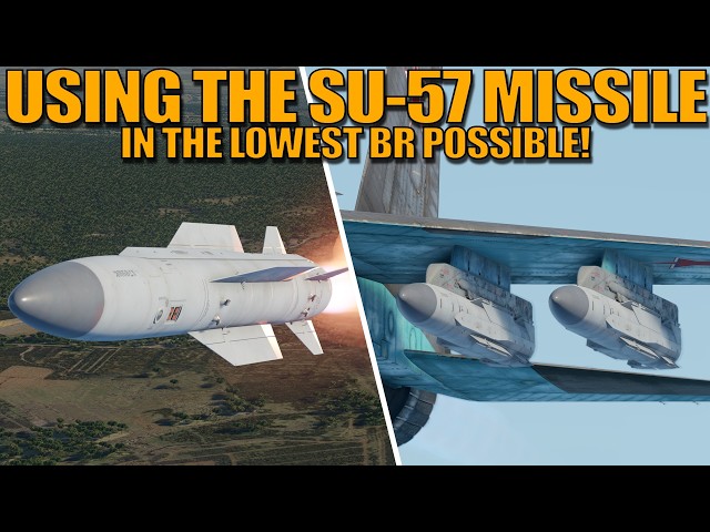 SU-57 MISSILE in NUCLEAR THUNDER in the LOWEST BR POSSIBLE! - War Thunder