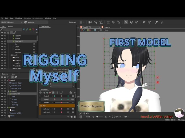 I Tried Rigging My Own VTuber Model from Scratch