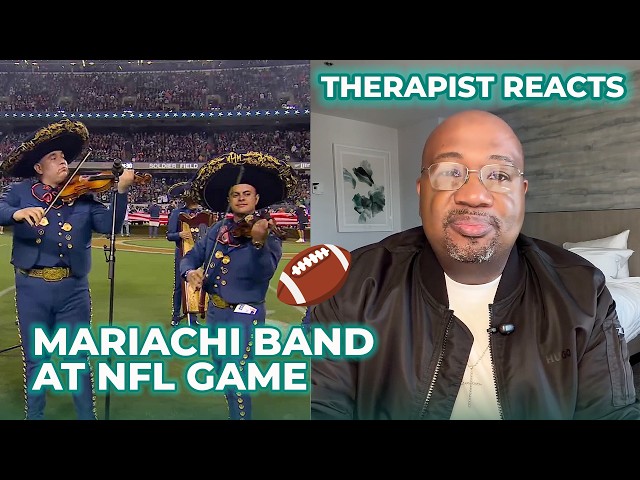 Therapist Reacts to MAGA's Response About a Mariachi Band Playing the National Anthem at an NFL Game