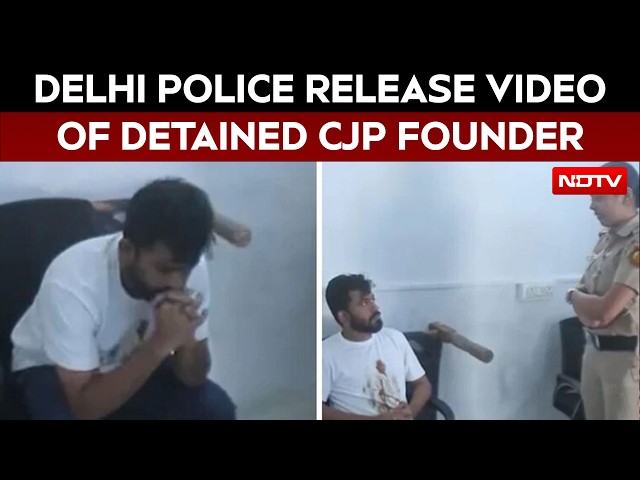 CJP Protest Delhi | Delhi Police Release Video Of Detained CJP Founder Abhijeet Dipke