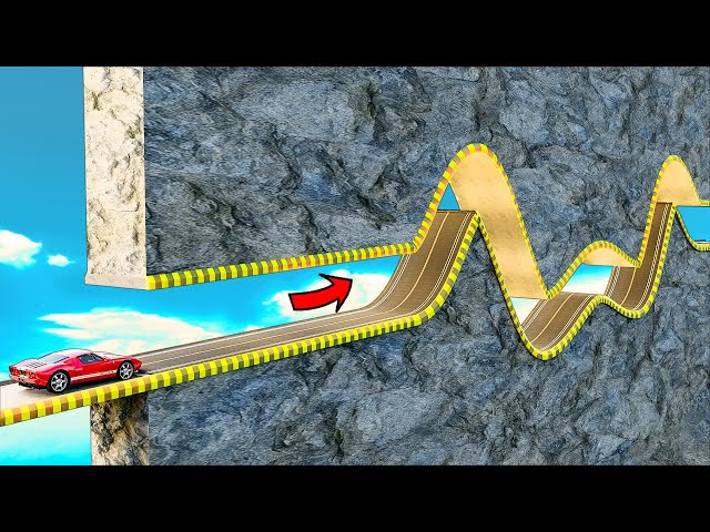 Driving through twisted tunnels in GTA 5