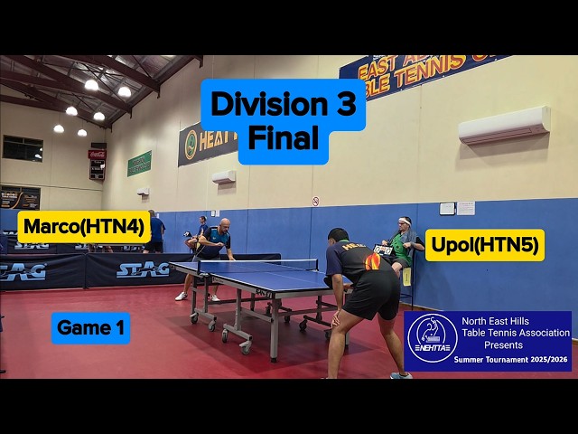 Upol vs Marco I NEHTTA Summer Tournament 2025-26 SA I Division 3 I Finals