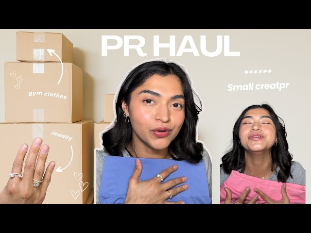 Small creator PR unboxing (Jewelry, Gym Clothes, Nails and more!)