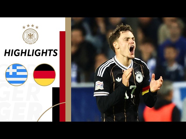VAR decides on the game-winner! | Greece vs Germany | Highlights Nations League