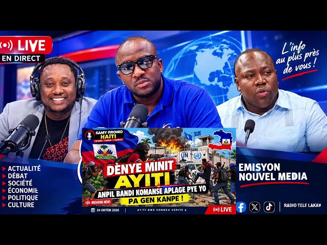Jounal Kreyòl Premye Okazyon || Lendi 26 Oktòb 2026— SAMY PROMO HAÏTi