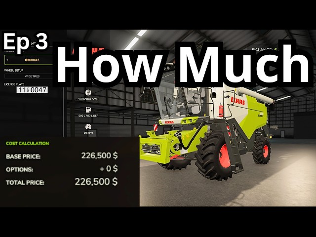I Bought a NEW Combine Harvester | Farming Simulator 25