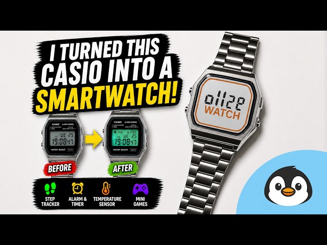 This Casio Is Secretly a Smartwatch 👀 DIY Build | Project #8