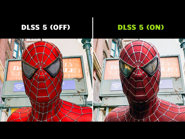 Spider-Man 2 DLSS 5 Comparison (Side By Side) | Marvel's Spider-Man 2