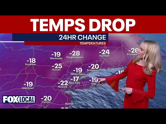 NYC weather forecast: Temps drop sharply, freeze warnings in effect