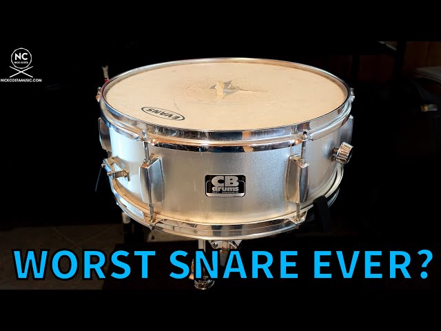 I Fixed a $40 School Snare Drum...Can it sound good? | Snare Saturday®