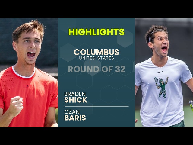 Braden Shick vs Ozan Baris Highlights | Columbus 2026 Round of 32