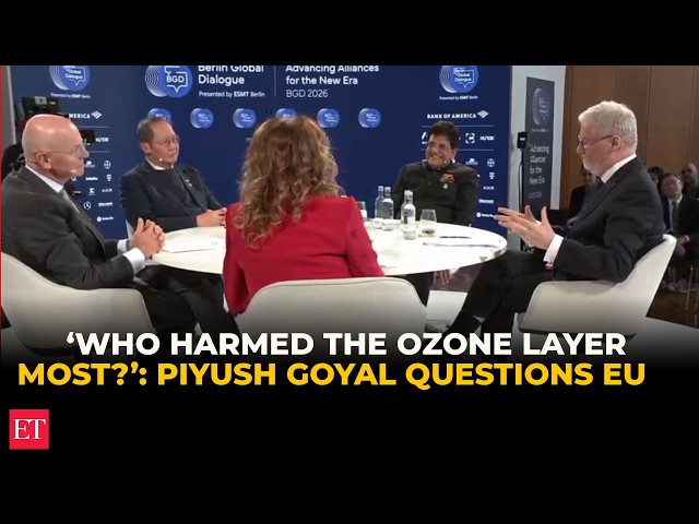 'Who did most harm to Ozone layer?': Piyush Goyal holds up the mirror to Europe on climate change