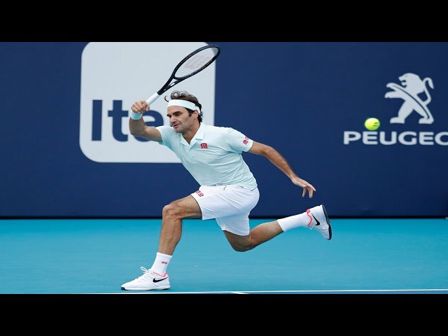 Roger Federer vs Daniil Medvedev | Miami 2019 R4 Highlights