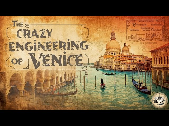The Crazy Engineering of Venice: Boring History for Sleep #venice #floatingcities