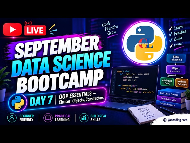 September Data Science Bootcamp  | Day 7 |  OOP Essentials