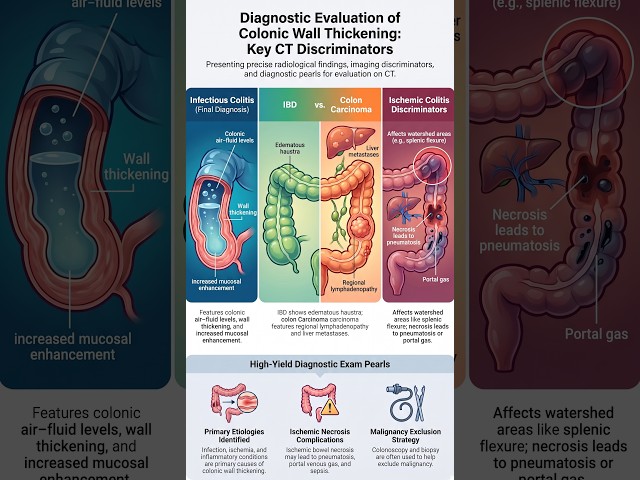 Colonic wall thickening