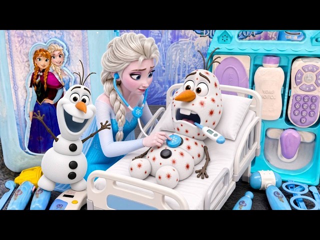 ULTIMATE Frozen Elsa Doctor Checkup & Sick Olaf Hospital Recovery ❄️🩺 Satisfying Medical Toys ASMR