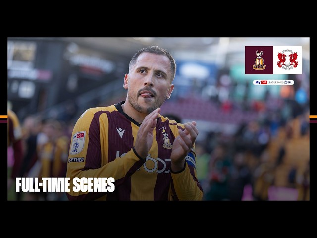 FULL-TIME SCENES: Bradford City v Leyton Orient