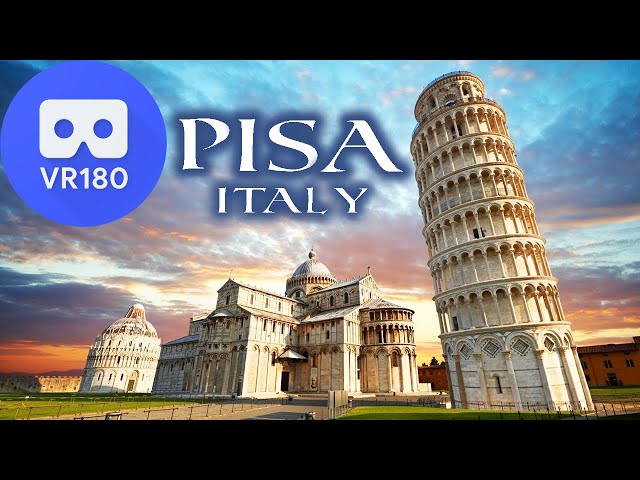 8K VR180 - Leaning Tower of Pisa and Square of Miracles