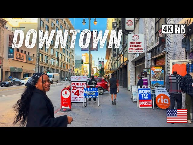 Downtown, Los Angeles January 24, 2026 | Walking Tour 4K