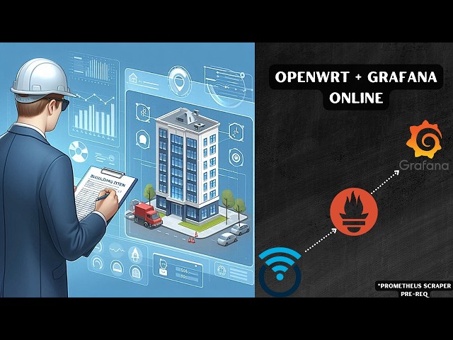 Monitoring OpenWrt with Grafana online using Prometheus + lua exporters