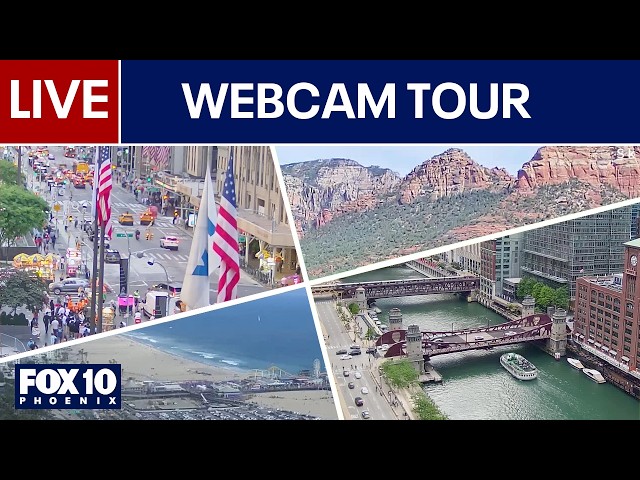🔴LIVE: 24/7 WEBCAMS around the world | FOX 10 Phoenix