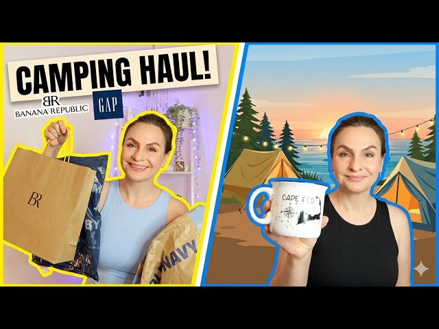 What I’m Wearing Camping on Cape Cod | Old Navy Gap Banana Republic Haul