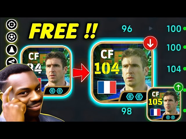Free Epic Eric Cantona Max Level Training Guide | eFootball 2027 Mobile 