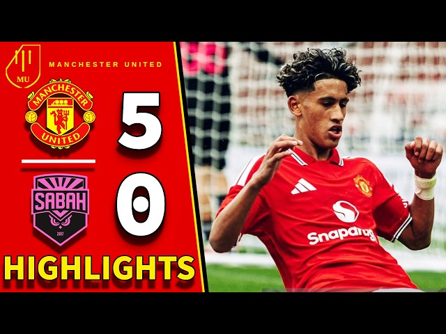 Man United vs Sabah Baku | HIGHLIGHTS | JJ Gabriel Hits a Hat-Trick! | UEFA Youth League 2026/27