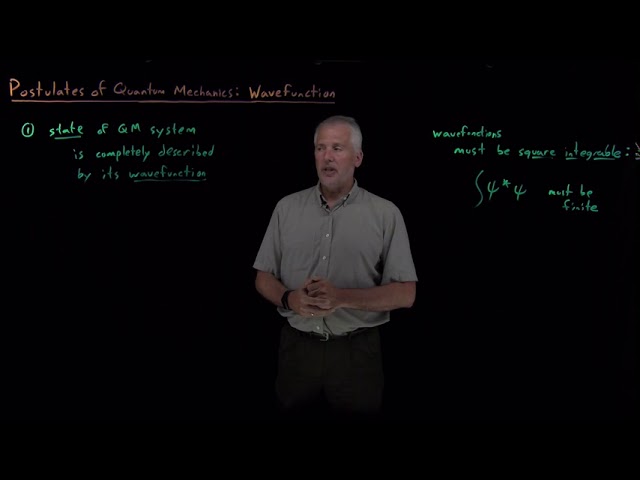 Postulates of Quantum Mechanics (Wavefunction)