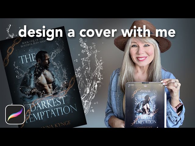 Procreate Book Cover Design Tutorial - Dark Romance