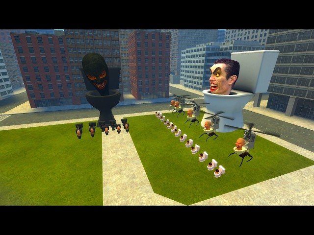 Skibidi Toilet 1-7 VS Skibidi Toilet Bosses in Garry's Mod